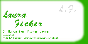 laura ficker business card